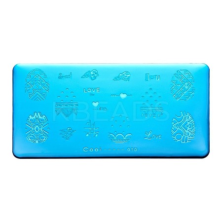 Stainless Steel Nail Art Stamping Plates MRMJ-Q068-010-1