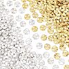 300Pcs 2 Colors Tibetan Style Alloy Wavy Spacer Beads FIND-UN0001-29-1
