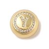 Rack Plating Brass & Cubic Zirconia Pendants KK-Z047-07G-Y-RS-1