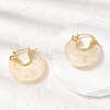 Brass Resin Hoop Earrings EJEW-P333-11C-G01-3