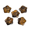 Natural Tiger Eye Carved Pendants G-B097-01A-07-1