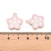 Light Gold Plated Alloy Enamel Pendants PALLOY-N176-28C-RS-3