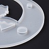 DIY Animal on the Crescent Moon Big Pendant Silhouette Silicone Molds LS-DIY-F125-01-5