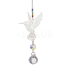 4Pcs Glass Teardrop Hanging Suncatchers HJEW-JM04654-4