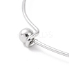 Non-Tarnish Screw End Ball 304 Stainless Steel Wire Bangle BJEW-F435-01P-3