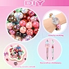DIY Bowknot & Round & Heart Acrylic Beads Jewelry Making Findings Kits DIY-YW0010-82-4