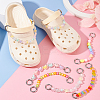 1 Set Flower & Heart & Bear & Star Transparent Acrylic Beaded Shoe Chains FIND-PH0009-97-5