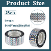 Holographic Laser Shining Bopp PET Plastic Scrapbook Decorative Adhesive Tapes AJEW-WH20010-47A-01-2