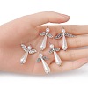 16Pcs 2 style Acrylic Imitation Pearl & Alloy Charms FIND-YW0003-99-5