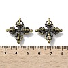 Tibetan Style Brass Pendants KK-M284-27A-AB-3