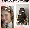 Styles Bowknot Polyester Alligator Hair Clips PHAR-SP0001-11-6