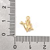 Brass Glass Pendants KK-P340-55G-3