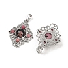 Natural Rhodonite Pendants G-Z077-01P-11-2