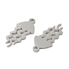 Non-Tarnish 304 Stainless Steel Pendants STAS-J042-19P-2