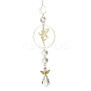 Alloy & Brass Fairy Hanging Suncatchers HJEW-JM04246-2