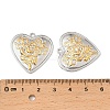 304 Stainless Steel Pendants STAS-T068-58GP-3