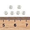 Rack Plating Rondelle Brass Grade A Crystal Rhinestone Spacer Beads RB-D300-S-2