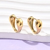 304 Stainless Steel Teardrop Hoop Earrings for Women EJEW-U060-01D-G-1