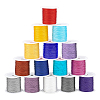 15Rolls 15 Colors Nylon Chinese Knotting Cord NWIR-PH0001-96-1