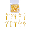24Pcs 12 Style Alloy Open Back Bezel Pendants PALLOY-CJ0001-128-3