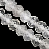 Natural Quartz Crystal Beads Strands G-D347-B03-4
