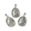 Natural Labradorite Pendants G-H086-01P-05-1
