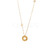 304 Stainless Steel Pendant Necklaces STAS-OY009-40G-1