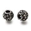 304 Stainless Steel European Beads STAS-D191-12F-AS-1