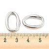 Non-Tarnish 304 Stainless Steel Linking Rings STAS-I202-07P-3