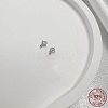Rhodium Plated 925 Sterling Silver Micro Pave Clear Cubic Zirconia Charms STER-P054-11A-P-1
