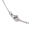 Hollow Butterfly 304 Stainless Steel Pendant Necklaces NJEW-JN04814-01-5
