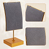 Velvet & Alloy Earrings Display Stands ODIS-WH0061-69A-3