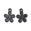 304 Stainless Steel Pendant Cabochon Settings for Enamel STAS-H240-35EB-02-1