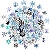50Pcs Snowflake Paper Stickers DIY-P085-04-3