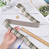Polyester Tartan Ribbon OCOR-WH0105-098B-3