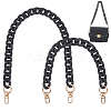 2Pcs 2 Style Acrylic Cable Chain Bag Handles AJEW-WR0001-70-1