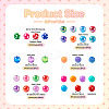 82Pcs 32 Style Opaque & Transparent Acrylic Beads MACR-TA0001-24-4