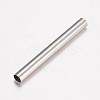 Tarnish Resistant 304 Stainless Steel Tube Beads STAS-P100-06P-2