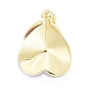 Real 18K Gold Plated Rack Plating Brass Micro Pave Cubic Zirconia Pendants KK-G466-02G-3