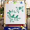 2Pcs 2 Styles PET Plastic Hollow Out Drawing Painting Stencils Templates Sets DIY-WH0298-001-5