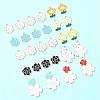 28Pcs 10 Styles Alloy Enamel Pendants ENAM-FS0002-16-7