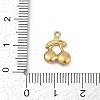 304 Stainless Steel Charms LS-STAS-D366-08A-G-3
