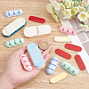 CHGCRAFT 12Pcs 6 Style Plastic Adhesive Hooks AJEW-CA0002-07-3