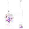 1Pc Transparent Glass Hanging Suncatchers AJEW-TADJ0001-02A-1