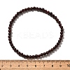 Natural Garnet Beaded Stretch Bracelets BJEW-JB02459-05-5