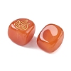 4Pcs 4 Styles Natural Carnelian Display Decorations G-F786-03A-02-2