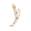 Rhinestone Wheat Brooch Pin LS-JEWB-C003-02-2