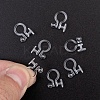 Plastic Clip-on Earring Findings LS-X-KY-F007-03-1