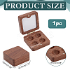Wood Watercolor Paints Tins Box AJEW-WH0542-84A-2