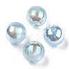 ABS Plastic Imitation Pearl Beads PACR-N013-01B-01-2
